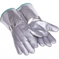 LUVA ALUMINIZADA C/ FORRO KEVLAR 40CM 7015L LUVA ALUMINIZADA C/ FORRO KEVLAR 40CM 7015L